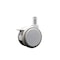 Service Caster 3 Inch MRI Safe Caster with Brake, 7/16 Inch Grip Ring Stem SCC-GR02S75-TPR-GRY-B-71678-MRI - alternate 1